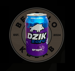 Dzik zero cukru i kofeiny - Grape 0.33 ml