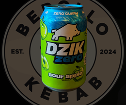 Dzik Zero Cukru i Kofeiny - Sour Apple 0.33 ml